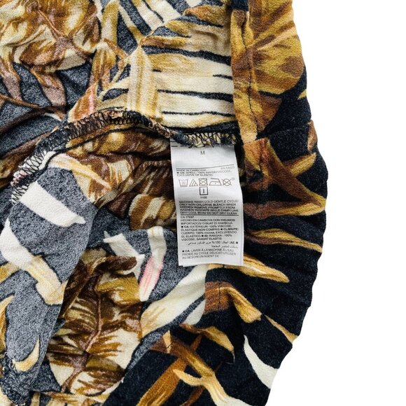 Old Navy Womens Tropical Leaf Print Mini Dress M - Picture 4 of 7